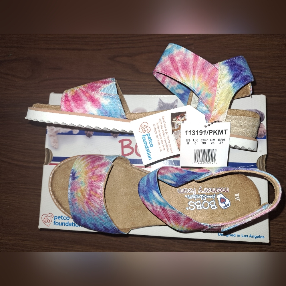 NWT-Skechers memory foam wedge sandals - Picture 12 of 15